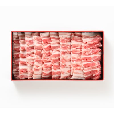 純白のビアンカ 豚バラ焼肉用 800g