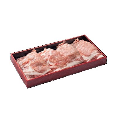 純白のビアンカ 豚ロース焼肉用 800g