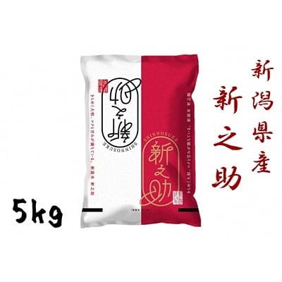 【令和7年産新米】新潟産 新之助 5kg×1袋 