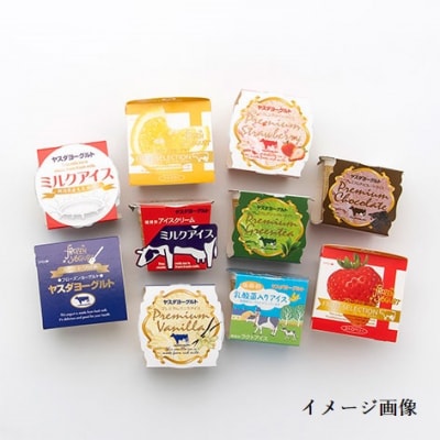 ヤスダヨーグルト フローズンヨーグルト&アイスセット 12個 化粧箱
