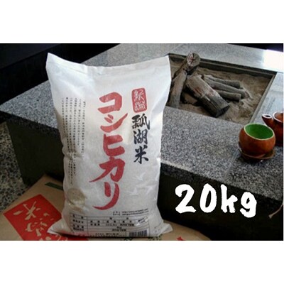 【令和7年産先行受付】新潟産コシヒカリ瓢湖米 20kg