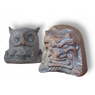 【安田瓦】　縁起物・魔除けセット