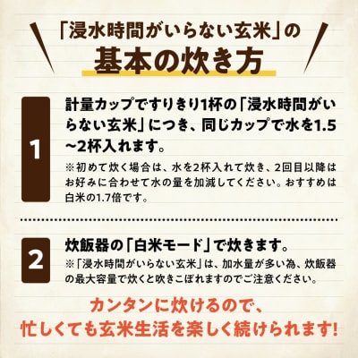 【令和7年産新米先行受付】「米屋のこだわり阿賀野市産」浸水時間がいらない玄米2kg