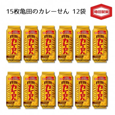 亀田製菓  亀田のカレーせん 15枚×12袋