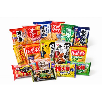 【12/21までの寄附で年内発送】亀田製菓 米菓16種 詰め合わせセット
