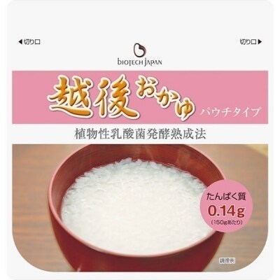 【6ヶ月定期便】越後おかゆパウチタイプ 150g×20個×6回 バイオテックジャパン