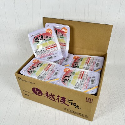 【12ヶ月定期便】 1/40 越後ごはん 150g×20個×12回 バイオテックジャパン