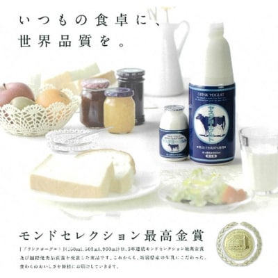 【10ヶ月定期便】ヤスダヨーグルト パウチタイプ オリゴ糖入り 600g×4個セット