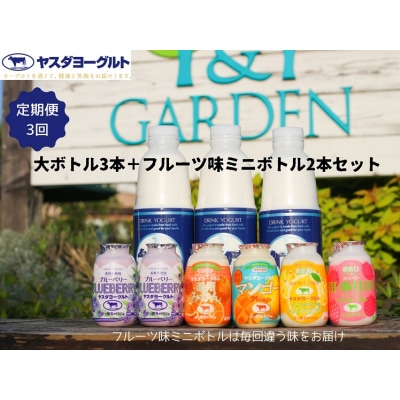 【3ヶ月定期便】ヤスダヨーグルト ちょい足しフルーツセレクションセットお試し便 