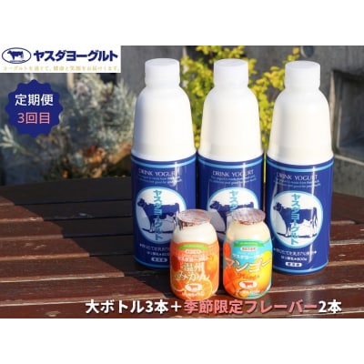【3ヶ月定期便】ヤスダヨーグルト ちょい足しフルーツセレクションセットお試し便 