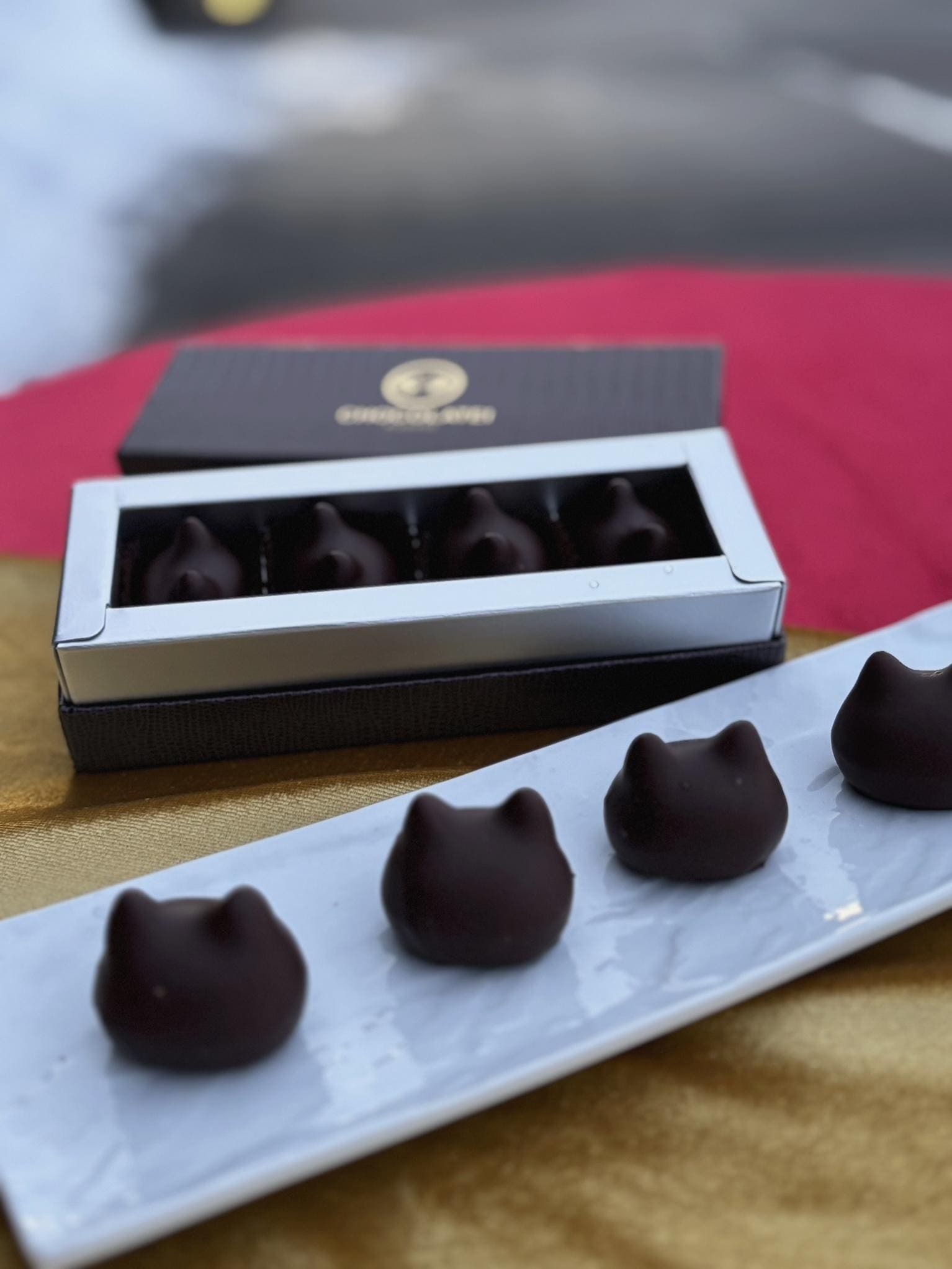 しょこら亭 猫チョコ(jomon)4個入×4セット