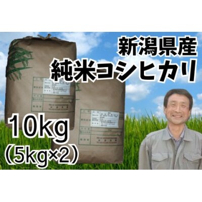 【令和7年産】新潟県産 純米コシヒカリ10kg(5kg×2袋) さいとう農園