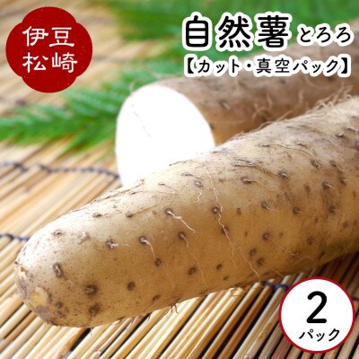 婆娑羅農産の自然薯カット 2パック