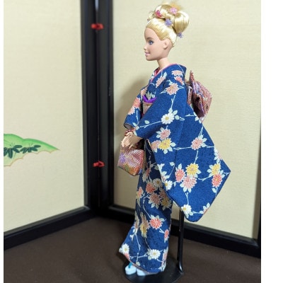 ドール着物　～着せ替え人形の小さな着物と帯セットU～