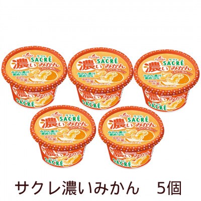 ◇期間限定◇サクレパイン・サクレ濃いみかん　2種食べ比べセット　各5個