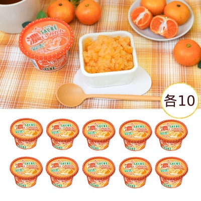 ◇期間限定◇サクレパイン・サクレ濃いみかん　2種食べ比べセット　各10個