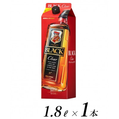 ウイスキー　ブラックニッカ　クリア 1.8L紙パック×1本
