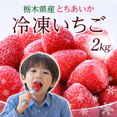 【冷凍いちご】栃木県産 とちあいか 2kg(1kg×2)