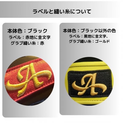 硬式 外野手 用 野球 グローブ グラブ カラー オーダー【アサダスポーツ】