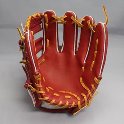 硬式 セミオーダーグローブ サード ショート【野球工房iプラス】:ワインブラウン 紐タン 右投げ用