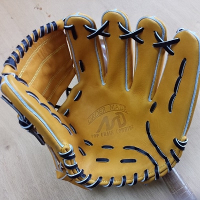 硬式 セカンド・ショート 用 グローブ 野球 グラブ 小型 カラー オーダー【アサダスポーツ】