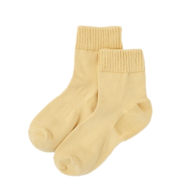  NUKATO 鈴木靴下 かかとケア靴下 足首ゆったり:23～25cm マスタード