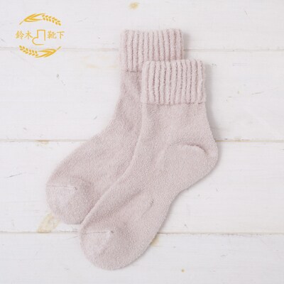 NUKATO もっちり ふんわり靴下(23～25cm) 日本製 鈴木靴下:ピンク