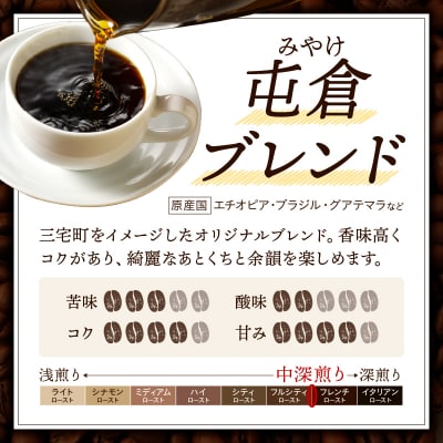 自家焙煎 屯倉(みやけ) オリジナル ブレンド ドリップパック コーヒー 2P 香豆舎