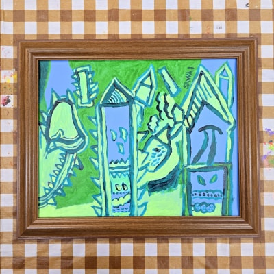 絵画 【メタセコイヤ 沢井克之】 一点モノ 美術部 ひまわりの家