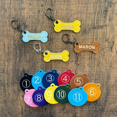 わんちゃん レザー ミニ キーホルダー JINTO 野球 グローブ 革 革小物 愛犬グッズ