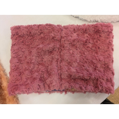 オリジナル ネックウォーマー 手作り さをり織り 手織り 絹 綿糸 機織り 温かい 冬 工房 七彩屋