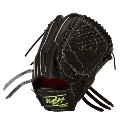ローリングス (Rawlings) 硬式 投手用 グローブ  グラブ 日本製:左投げ用 ブラック