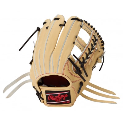 ローリングス (Rawlings) 硬式 内野手用 グローブ 広い捕球面 日本製:右投げ用 キャメル