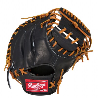 ローリングス (Rawlings) 硬式 キャッチャーミット 大きめ 日本製:右投げ用 ブラック