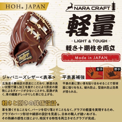 ローリングス (Rawlings) 硬式 キャッチャーミット 大きめ 日本製:右投げ用 ブラック