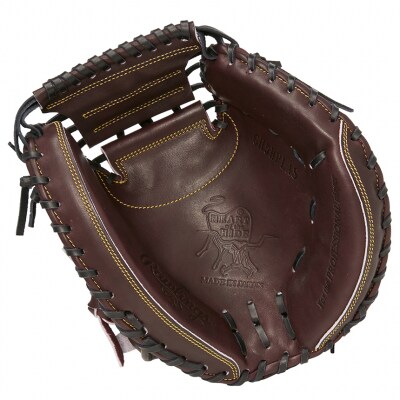 ローリングス (Rawlings) 硬式 キャッチャー ミット 小さめ 日本製 野球:バーガンディ