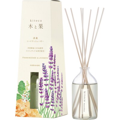 「木と果」リードディフューザー90ml フランキンセンス&ラバンディン晴香堂 HARUKADO