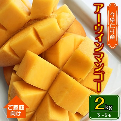 【2026年6月から順次発送・ご家庭向け優品】仲本マンゴー園のアーウィンマンゴー2kg