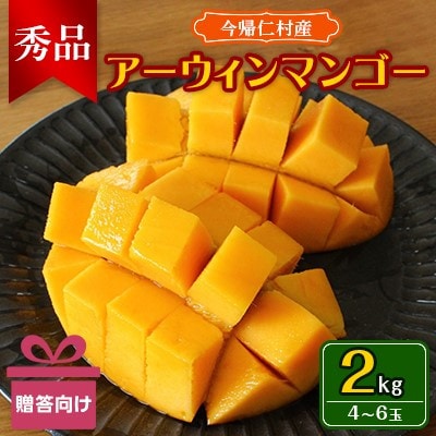 【先行受付・秀品・贈答向け】2025年6～8月頃発送の今帰仁村産アーウィンマンゴー2kg