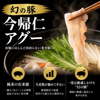 【熨斗付き】今帰仁アグーしゃぶしゃぶ3種食べ比べセット1kg(ももロース・バラ・肩ロース)