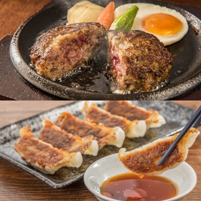 【幻の豚 今帰仁アグー使用】アグー餃子12個×2P&アグーハンバーグ120g×4個