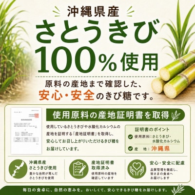 【沖縄県産さとうきび100%・業務用】きび粉糖 20kg×1袋