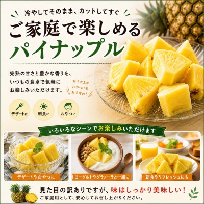 【2026年6月下旬から順次発送】今帰仁村パイン産地協議会 ゴールドバレル3.5kg(3～4玉)