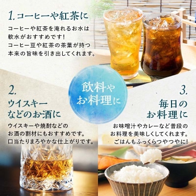 ミネラルウォーター 天然水 2L×6本 軟水 備蓄品【離島・沖縄県不可】