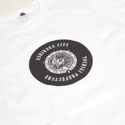 足利市 マンホールTシャツ 白 Sサイズ