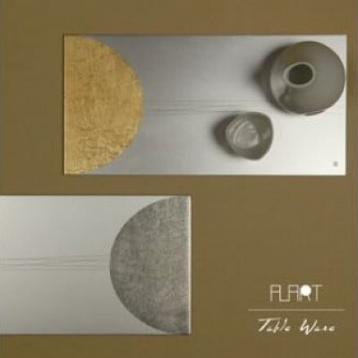 ALART〈アルアート〉　水面　金・銀プレート 2枚組 テーブルウェア・金沢箔