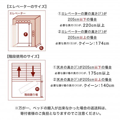 ザ・ベッド クイーン ブラック 160×195cm N脚22cm 脚付きマットレス