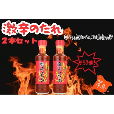 【お試し・簡易包装】激辛のたれ240g×2本【辛・オブ・ザ・イヤー2024入選】