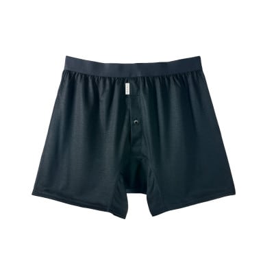 メンズ下着 ニットトランクス (XL・ブラック) ZIVANE