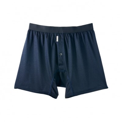 メンズ下着 ニットトランクス (XL・ネイビー3枚) ZIVANE 締め付け感のない/パンツ/ジバン